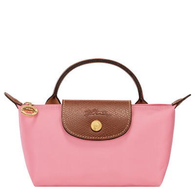 Le Pliage Original Pouch with handle , Marshmallow - Recycled canvas