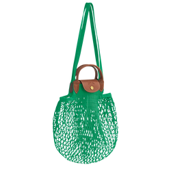 Le Pliage Filet L Mesh bag , Green - Canvas