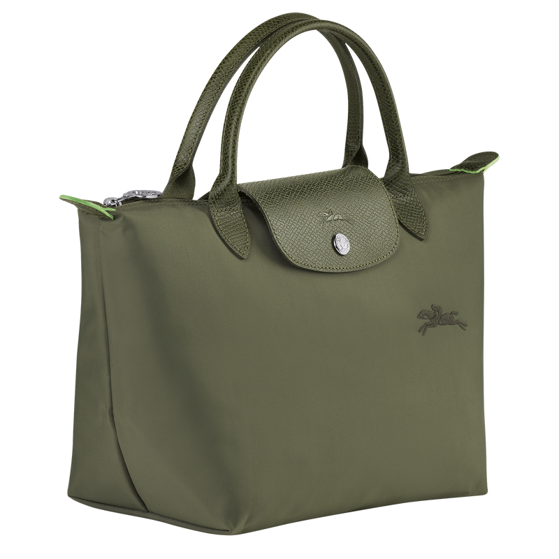 Le Pliage Green S Handbag , Forest - Recycled canvas  - View 3 of  6