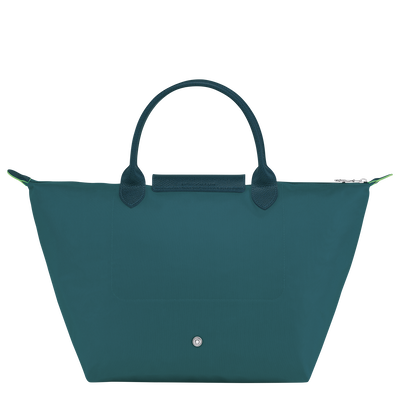 Le Pliage Green 手提包 M, 孔雀蓝色
