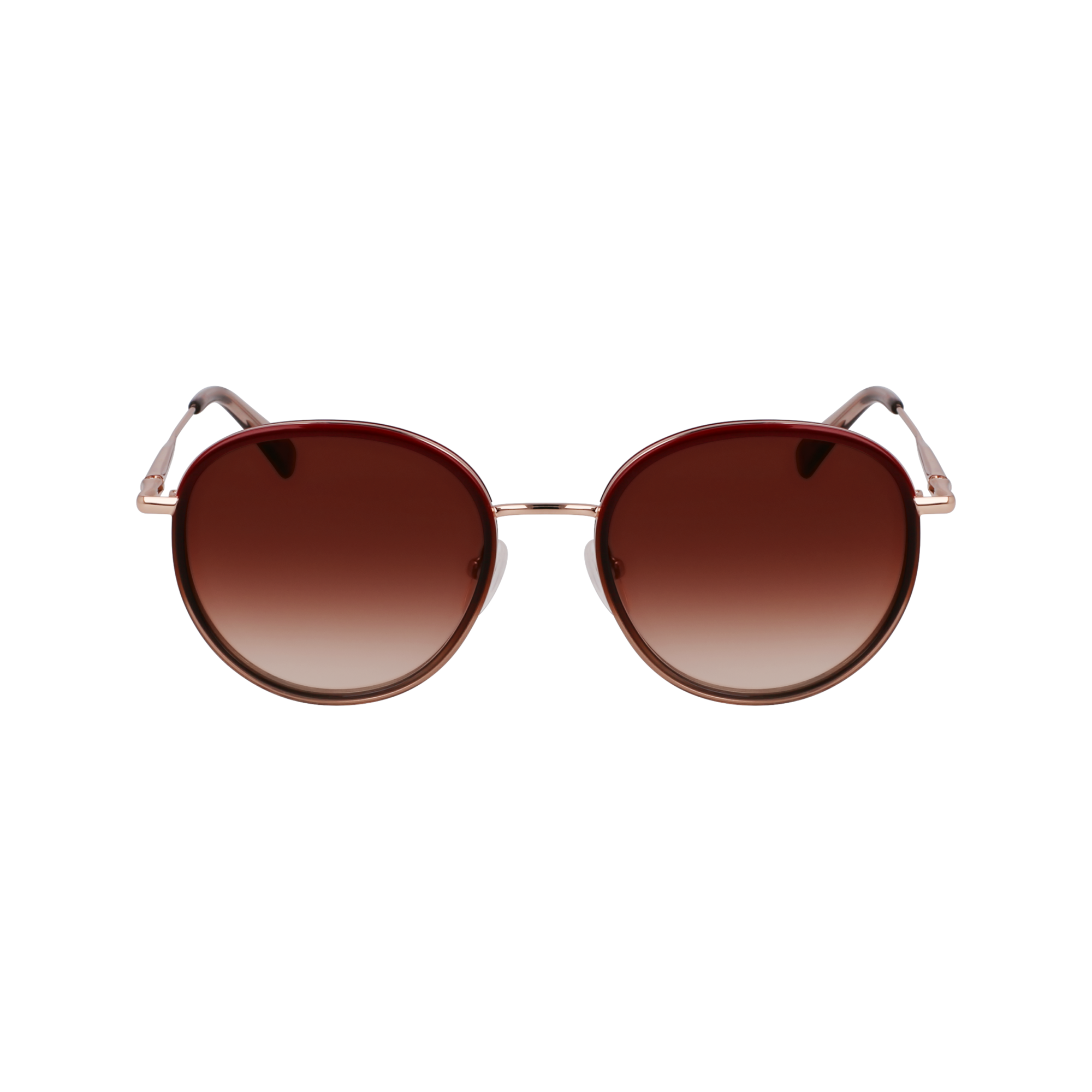 Sunglasses, Rose Gold/Burgundy - View 1 of
2 - zoom in null Sunglasses, Rose Gold/Burgundy