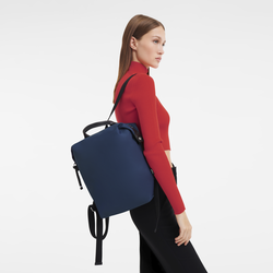 Le Pliage Energy L Backpack , Navy - Recycled canvas