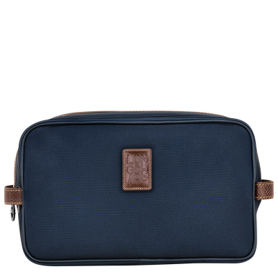 Boxford Toiletry case , Blue - Recycled canvas