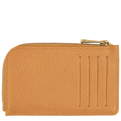 Le Foulonné Card holder , Walnut - Leather