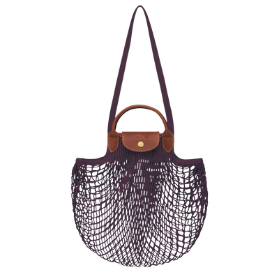 Le Pliage Filet L 网袋 , 暗紫色 - 帆布