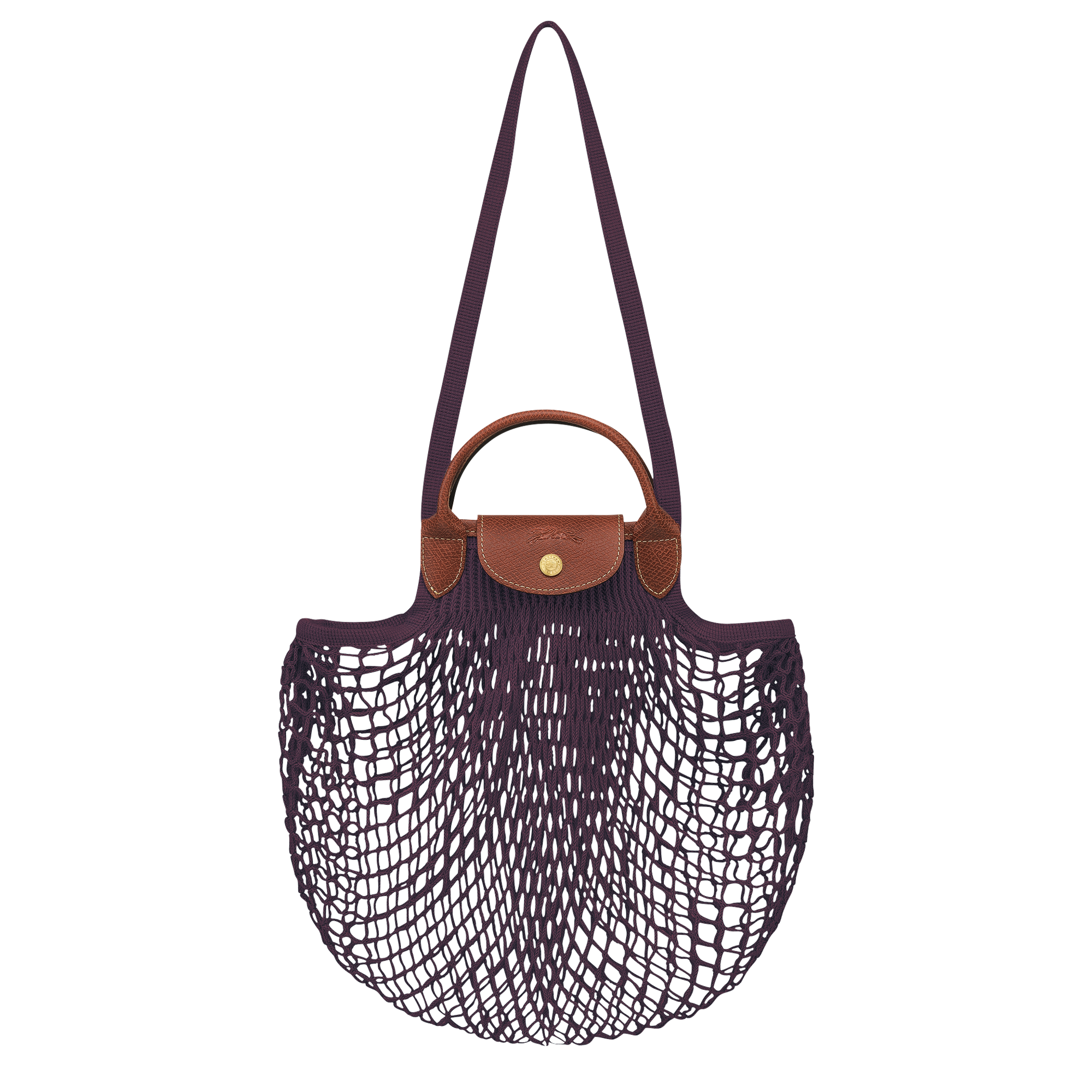 网袋 L, 暗紫色 - 查看 1
        4 - 放大 Le Pliage Filet 网袋 L, 暗紫色