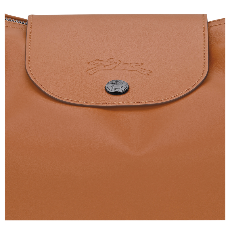 Le Pliage Xtra XL Hobo bag , Cashew - Leather  - View 6 of  7