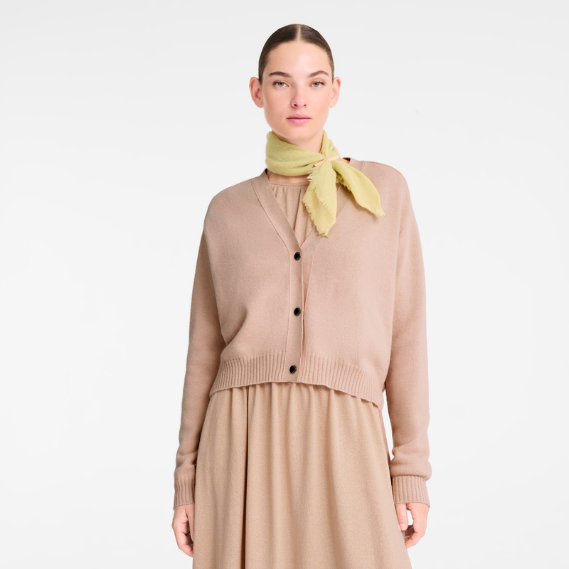 L'Hiver en Douceur 披肩 , 开心果绿 - 山羊绒  - 查看 1 1