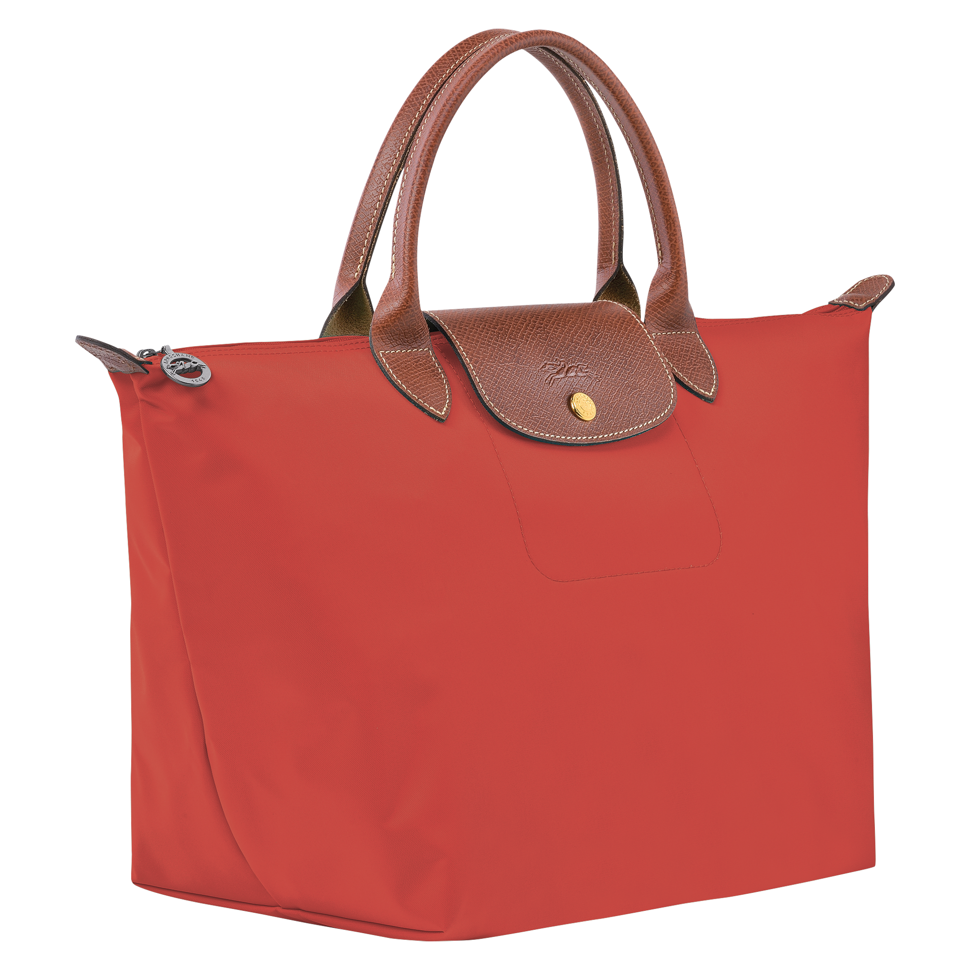 手提包 M, 番茄红 - 查看 2
        6 - 放大 Le Pliage Original 手提包 M, 番茄红