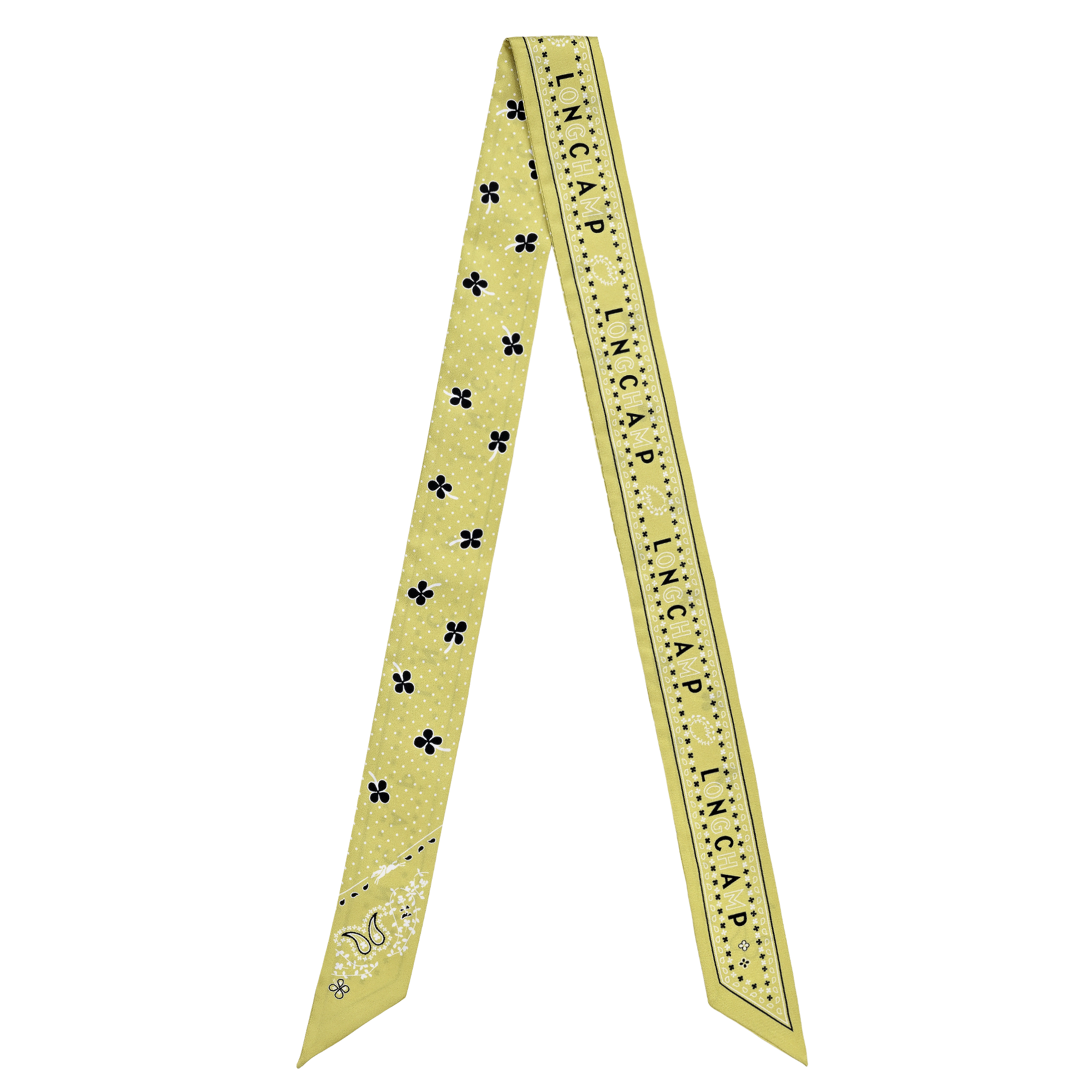 French Bandana 细丝带, 青柠色