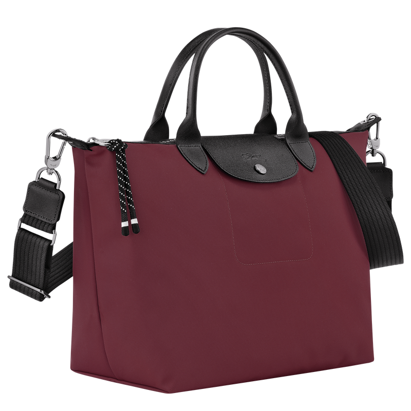 Le Pliage Energy L 手提包 , 勃艮第色 - 再生帆布  - 查看 3 6
