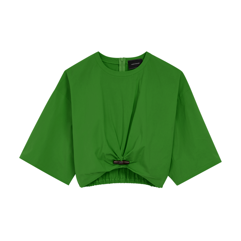 Top , Matcha - Cotton poplin  - View 1 of  4