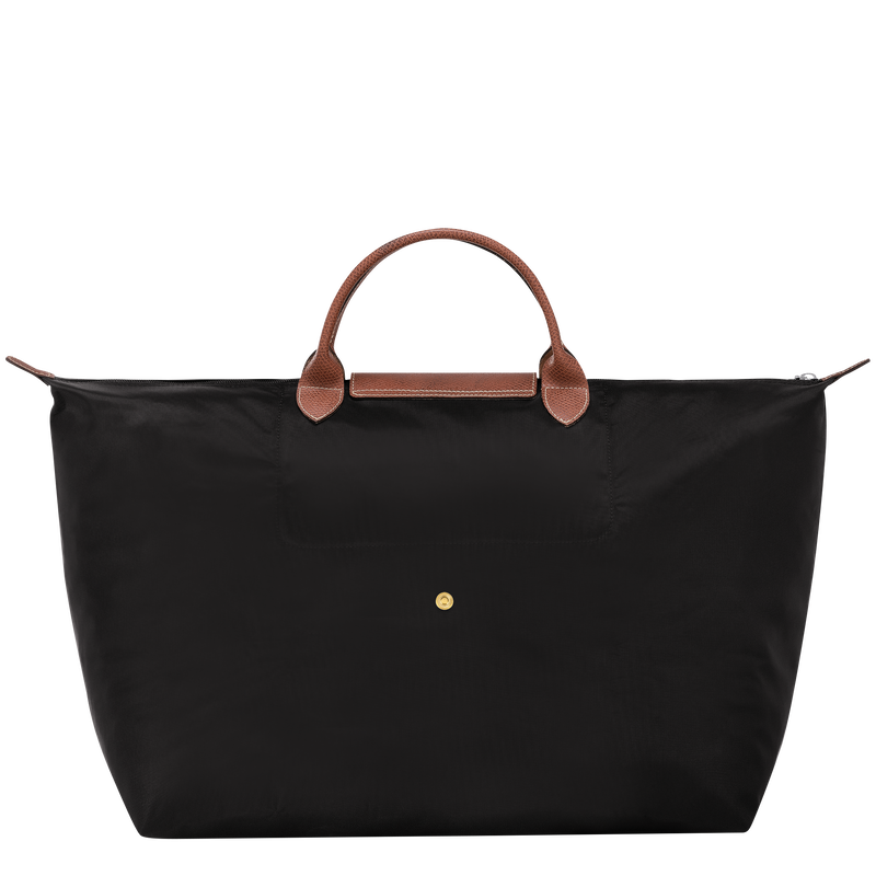 Le Pliage Original L 旅行包 , 黑色 - 再生帆布  - 查看 4 6