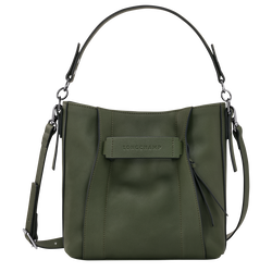 Longchamp 3D S 斜挎包 , 卡其色 - 皮革
