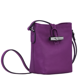 Roseau XS 斜挎包 , 紫色 - 皮革