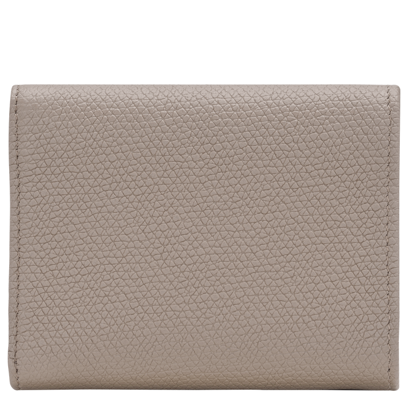 Le Roseau Compact wallet , Clay - Leather  - View 2 of  3