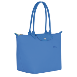 Le Pliage Green L 大号单肩包 , 菊蓝色 - 再生帆布