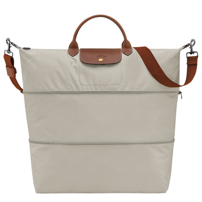 Le Pliage Original Travel bag expandable , Pebble - Recycled canvas
