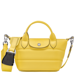 Le Pliage Xtra XS Handbag , Yellow - Leather