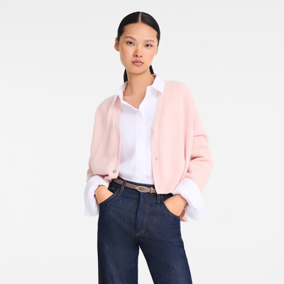 女士皮带 , 褐灰色 - 皮革