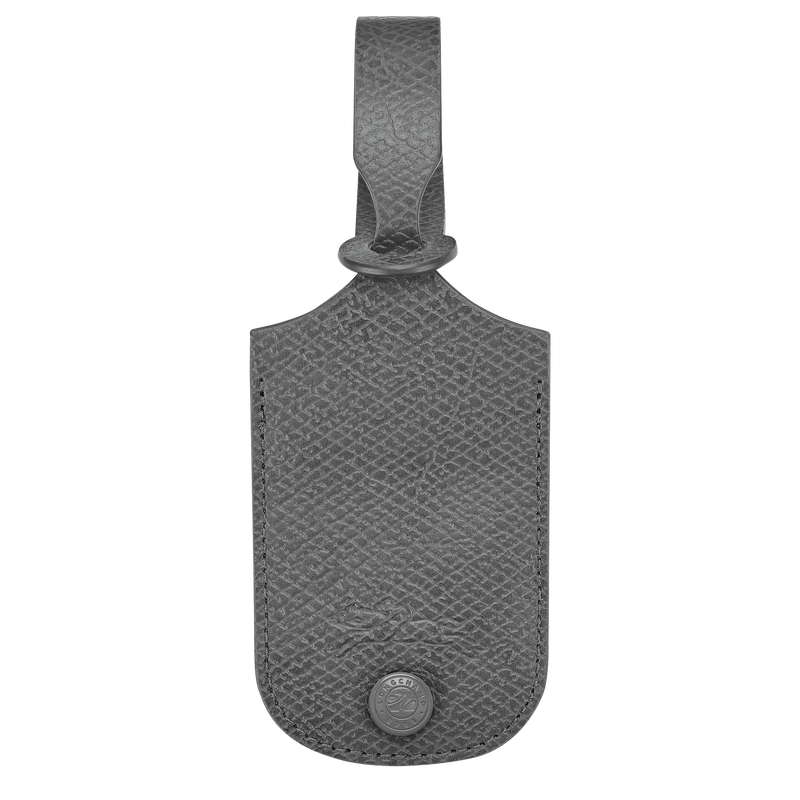 Le Pliage One Luggage tag , Anthracite - Leather  - View 1 of  1