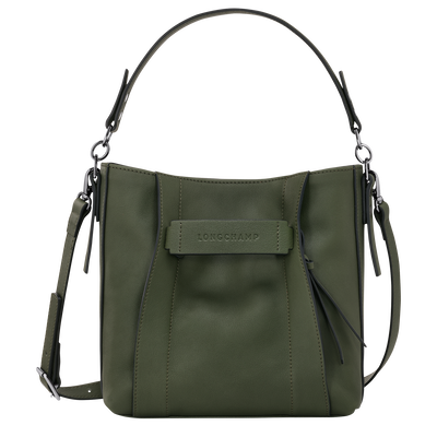 Longchamp 3D S 斜挎包 , 卡其色 - 皮革