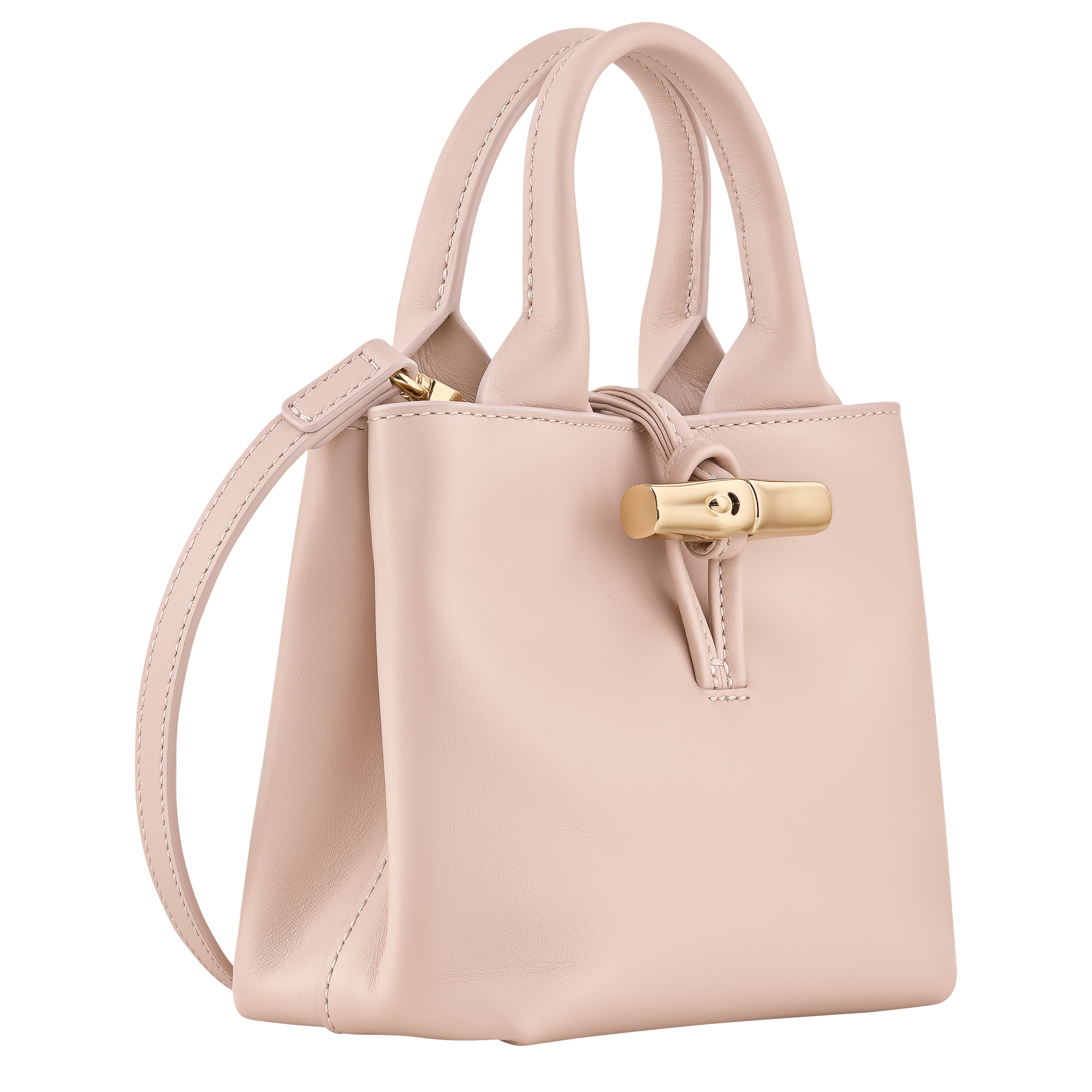 Le Roseau 手提包 XS, 花瓣粉