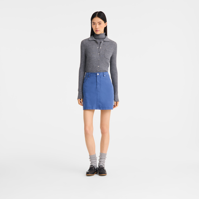 Skirt , Thistle - Overdyed cotton
