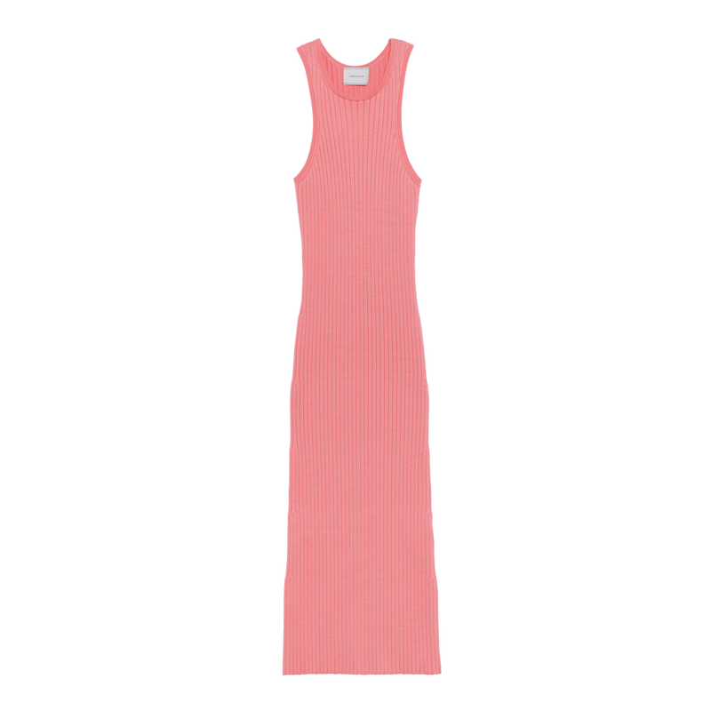 连衣裙 , 虾粉色 - 针织  - 查看 1 1