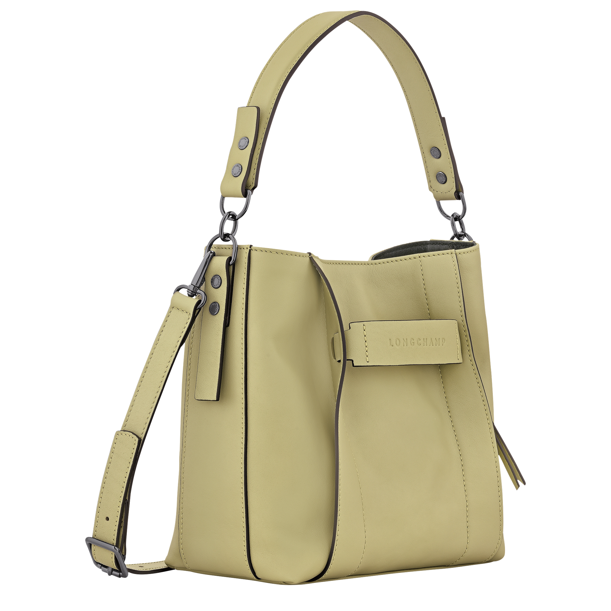 Longchamp 3D Crossbody bag S, Almond Green