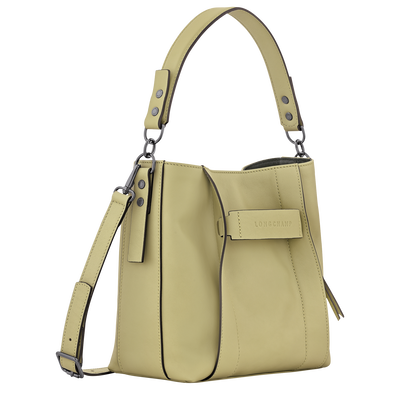 Longchamp 3D Crossbody bag S, Almond Green