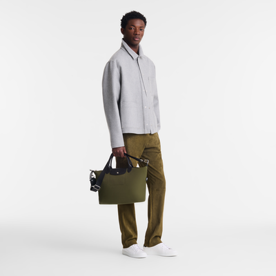 Le Pliage Energy L 手提包 , 卡其色 - 再生帆布