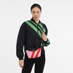 Le Pliage 系列 XS 手提包 , 玫瑰色 / 橙色 - 帆布