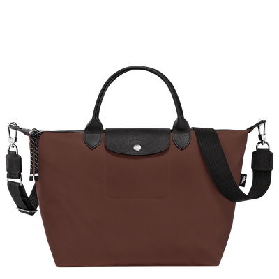 Le Pliage Energy L Handbag , Cocoa - Recycled canvas