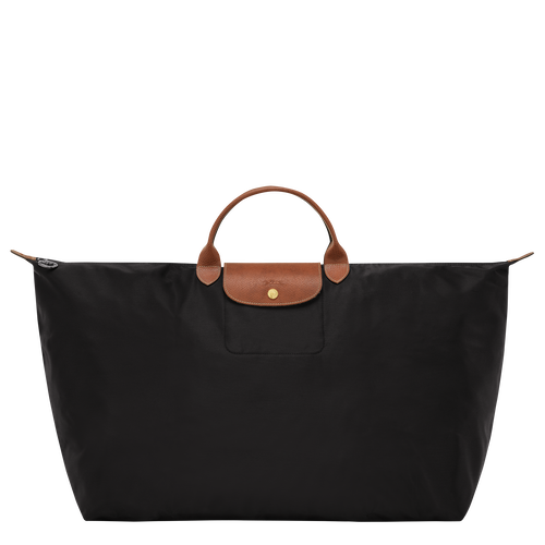 Le Pliage Original M Travel bag , Black - Recycled canvas - View 1 of  6