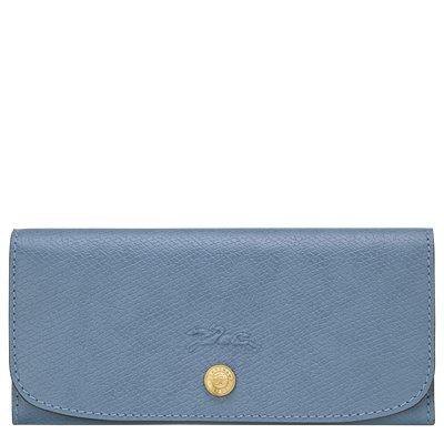 &Eacute;pure Long continental wallet , Slate - Leather