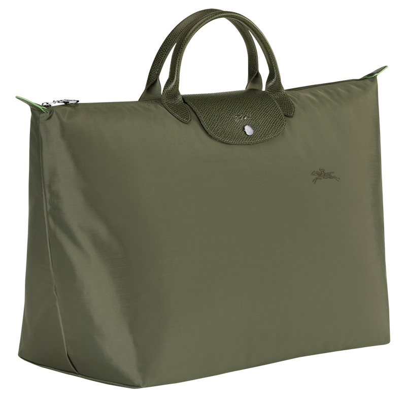 Le Pliage Green L 旅行包 , 森林绿 - 再生帆布  - 查看 3 6