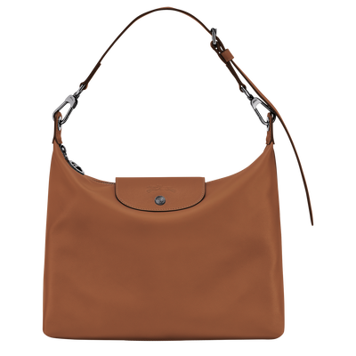 Le Pliage Xtra M Hobo 袋 , 干邑色 - 皮革