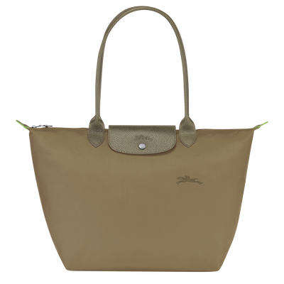 Le Pliage Green L 托特包 , 洋蓟绿 - 再生帆布