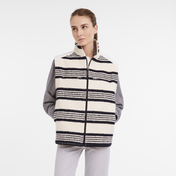 Fall/Winter 2023 Collection Sleeveless cardigan , Navy - OTHER