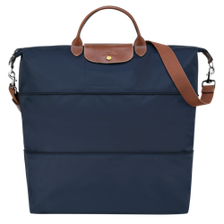 Le Pliage Original 可扩展旅行包 , 海军蓝色 - 再生帆布
