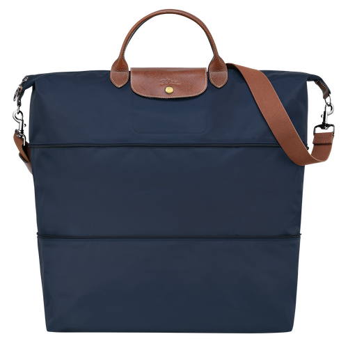 Le Pliage Original Travel bag expandable , Navy - Recycled canvas - View 1 of  6