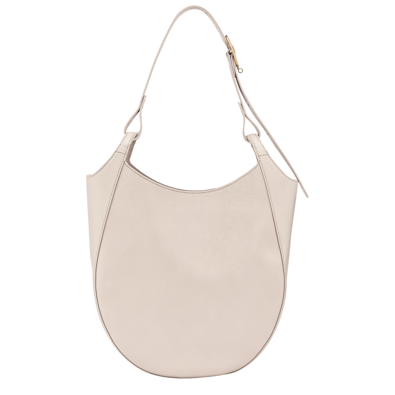 Le Foulonné L Hobo 袋 , 纸张白 - 皮革  - 查看 4 6