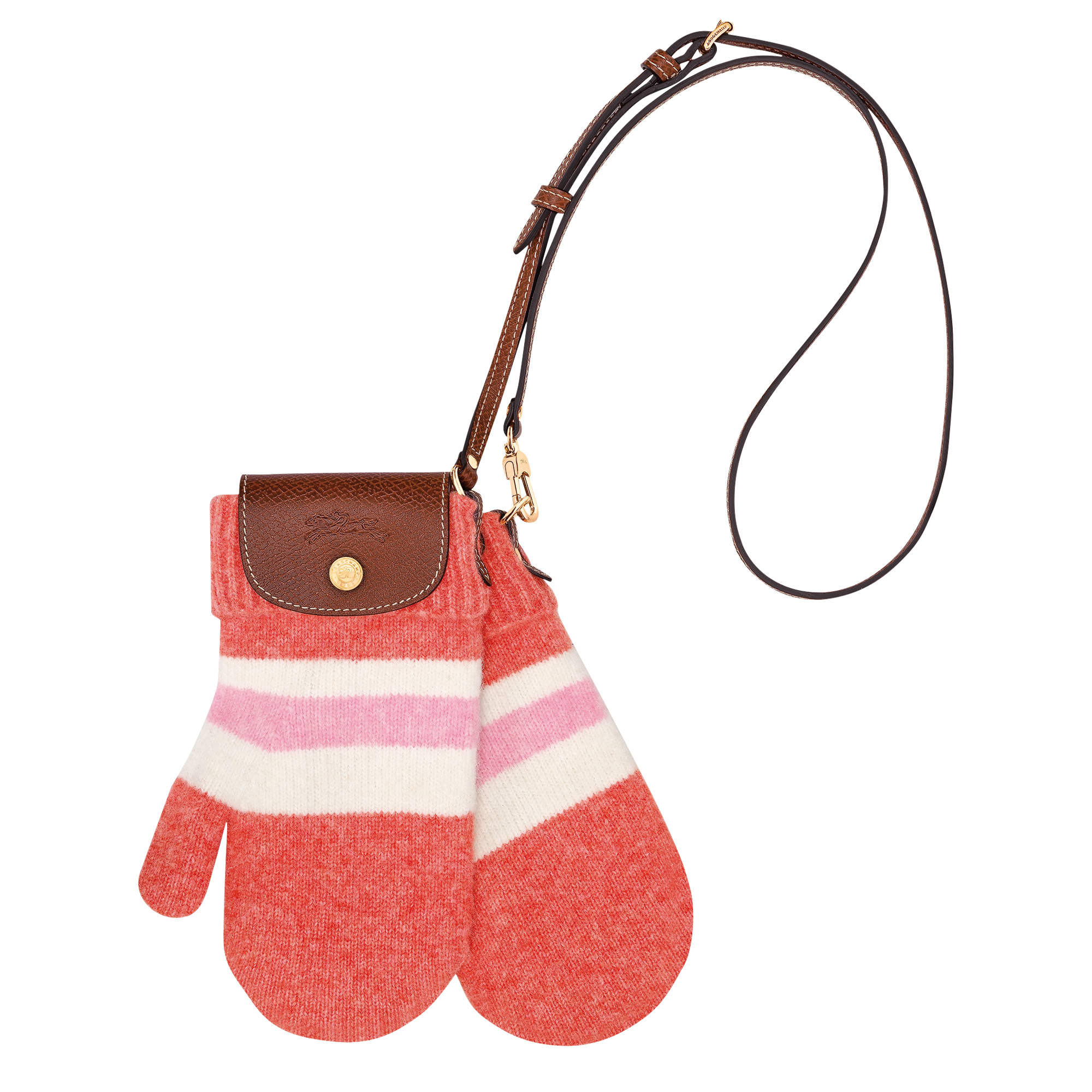 Le Pliage Collection 手套包 XS, 珊瑚色/粉红色