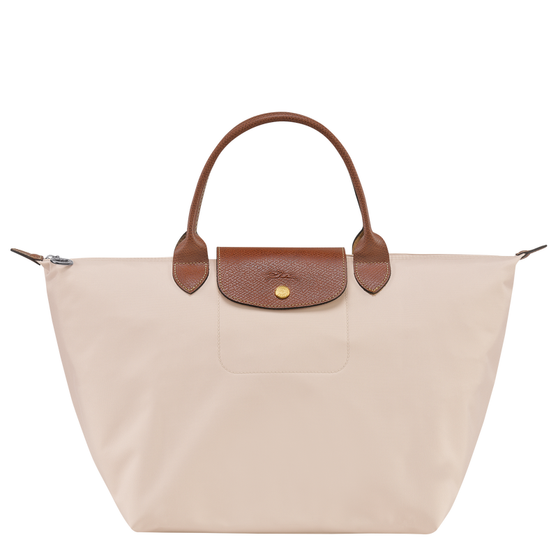 Le Pliage Original M 手提包 , 纸张白 - 再生帆布  - 查看 1 7