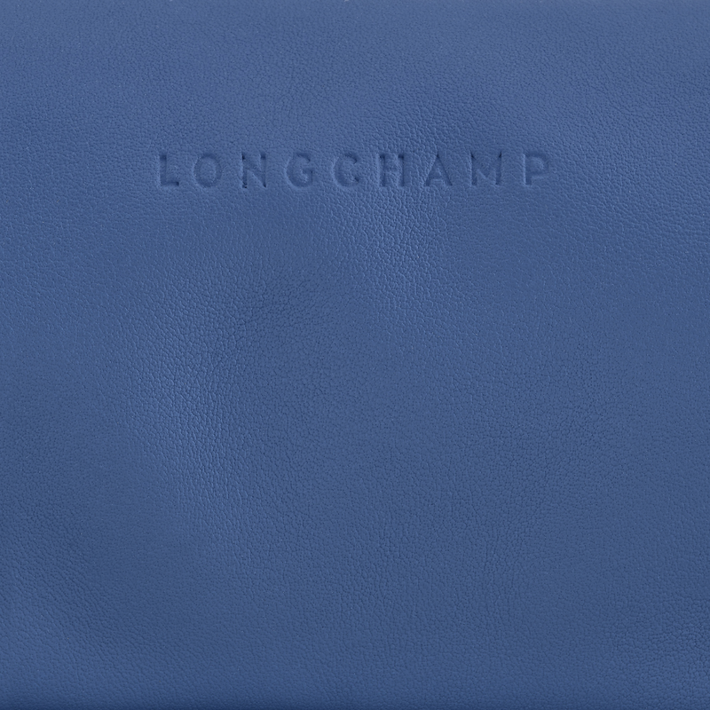 Looong M Shoulder bag , Azure - Leather  - View 6 of  7