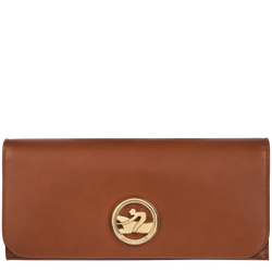 Box-Trot Continental wallet , Cognac - Leather