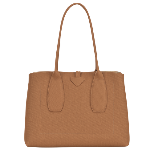 Roseau L Tote bag , Natural - Leather - View 4 of  6