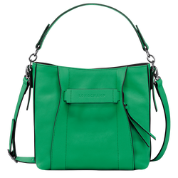 Longchamp 3D S 斜挎包 , 绿色 - 皮革