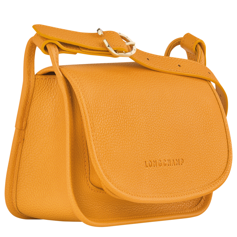 Le Foulonné S Crossbody bag , Apricot - Leather  - View 3 of  5